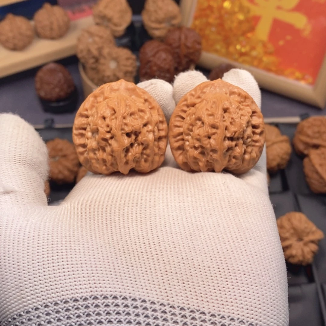 文玩核桃把件41尺挂月峰佛肚F411