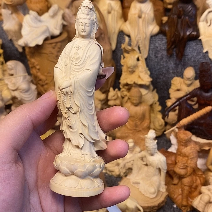 黄杨木黄杨木瑕疵观音