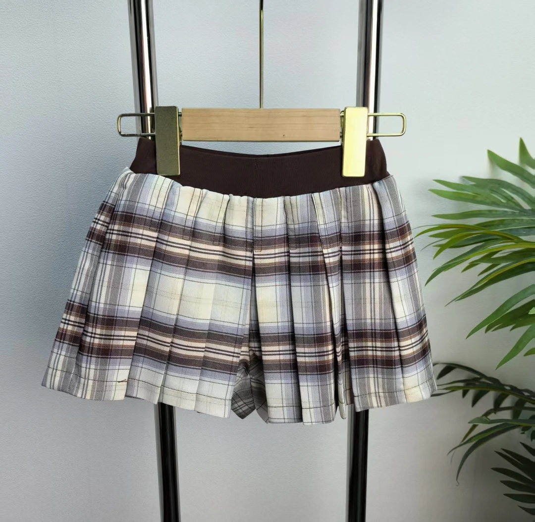 【1108】杏咖格半裙B8-2