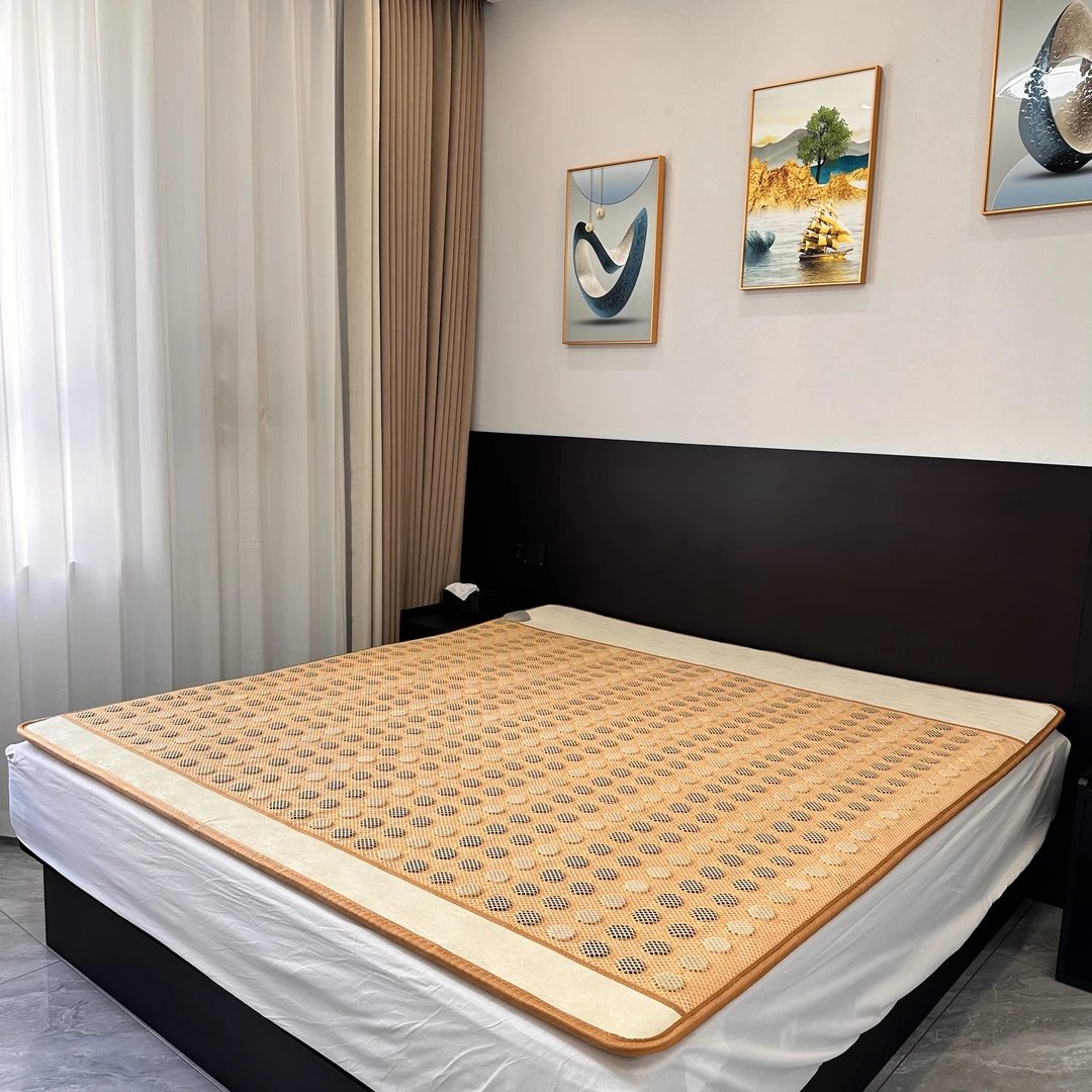 玉石床垫加热垫锗石砭石数字显示可调温电暖炕