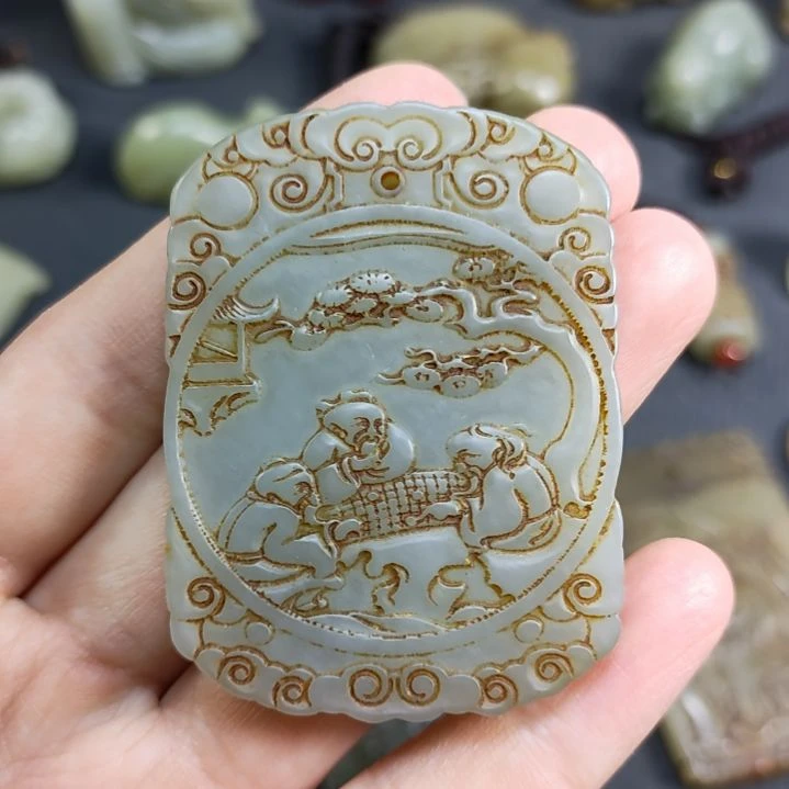 和田玉颈饰未镶嵌