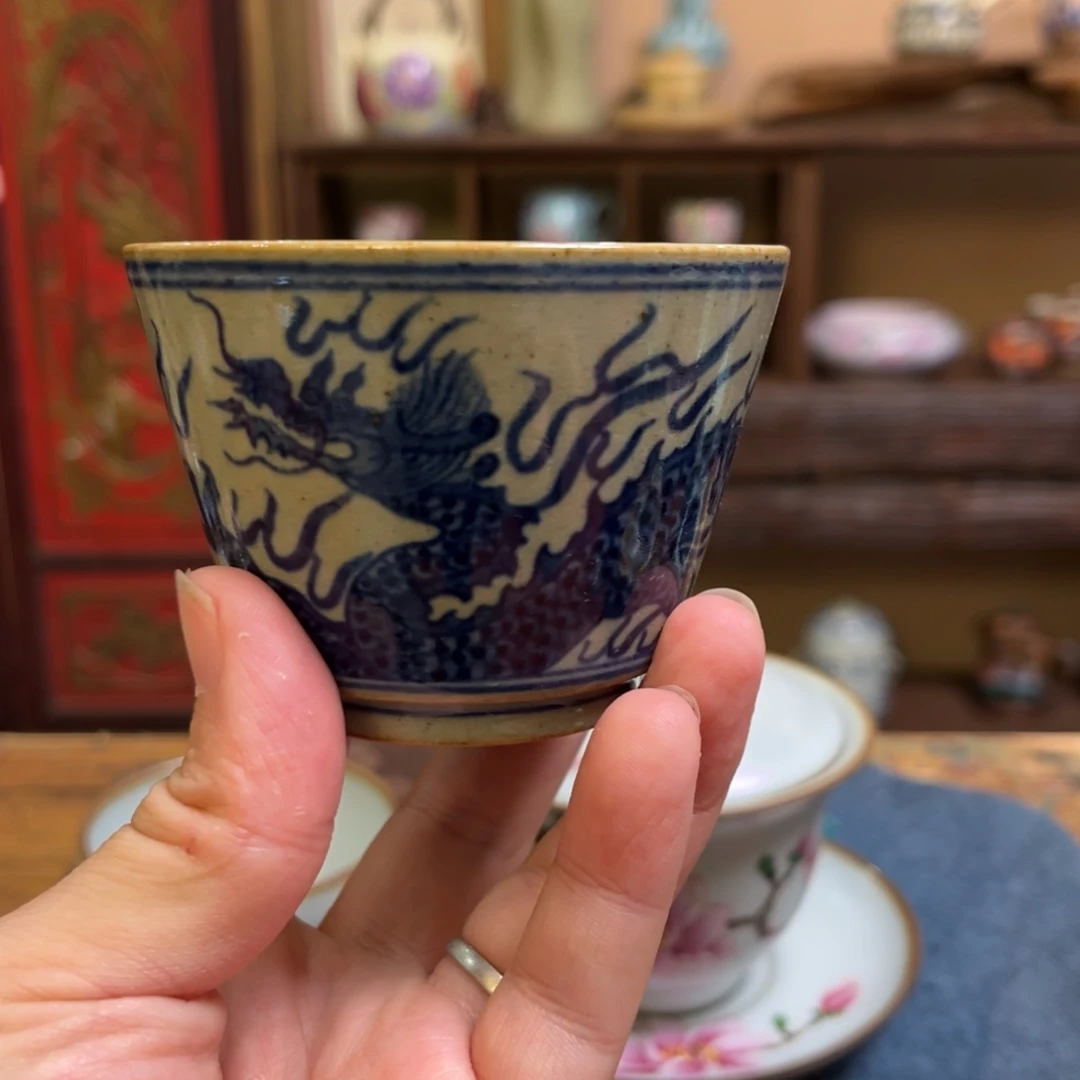 柴烧手工手绘陶瓷