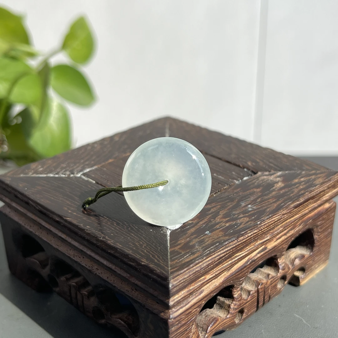 JSB03-93 天然缅甸翡翠A货 平安扣