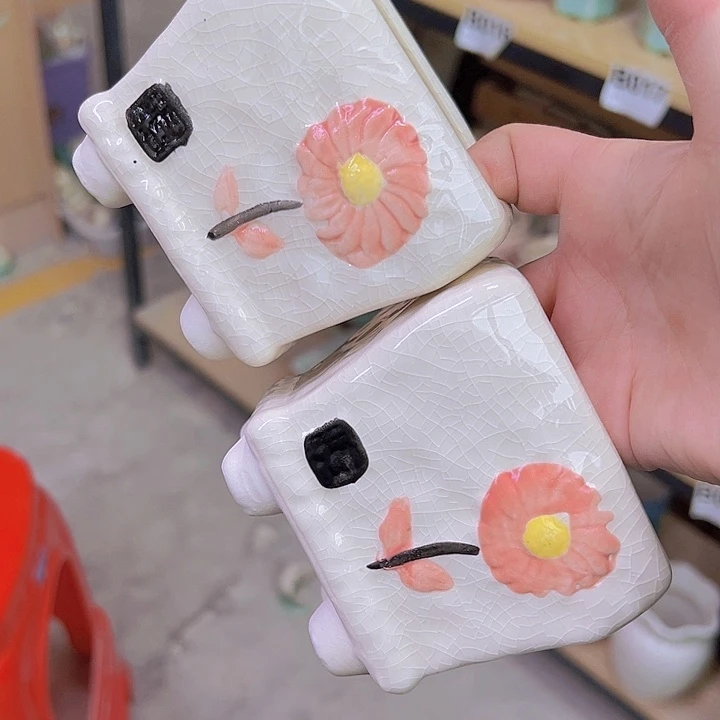 红陶陶瓷花盆当场满12包邮