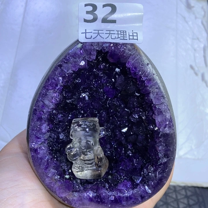 未镶嵌大型摆件（非配饰）紫晶