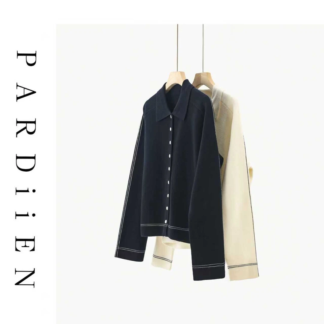 【北总严选】帕迪恩翻领排扣撞线四平针织西装外套25PD-Y3F137T