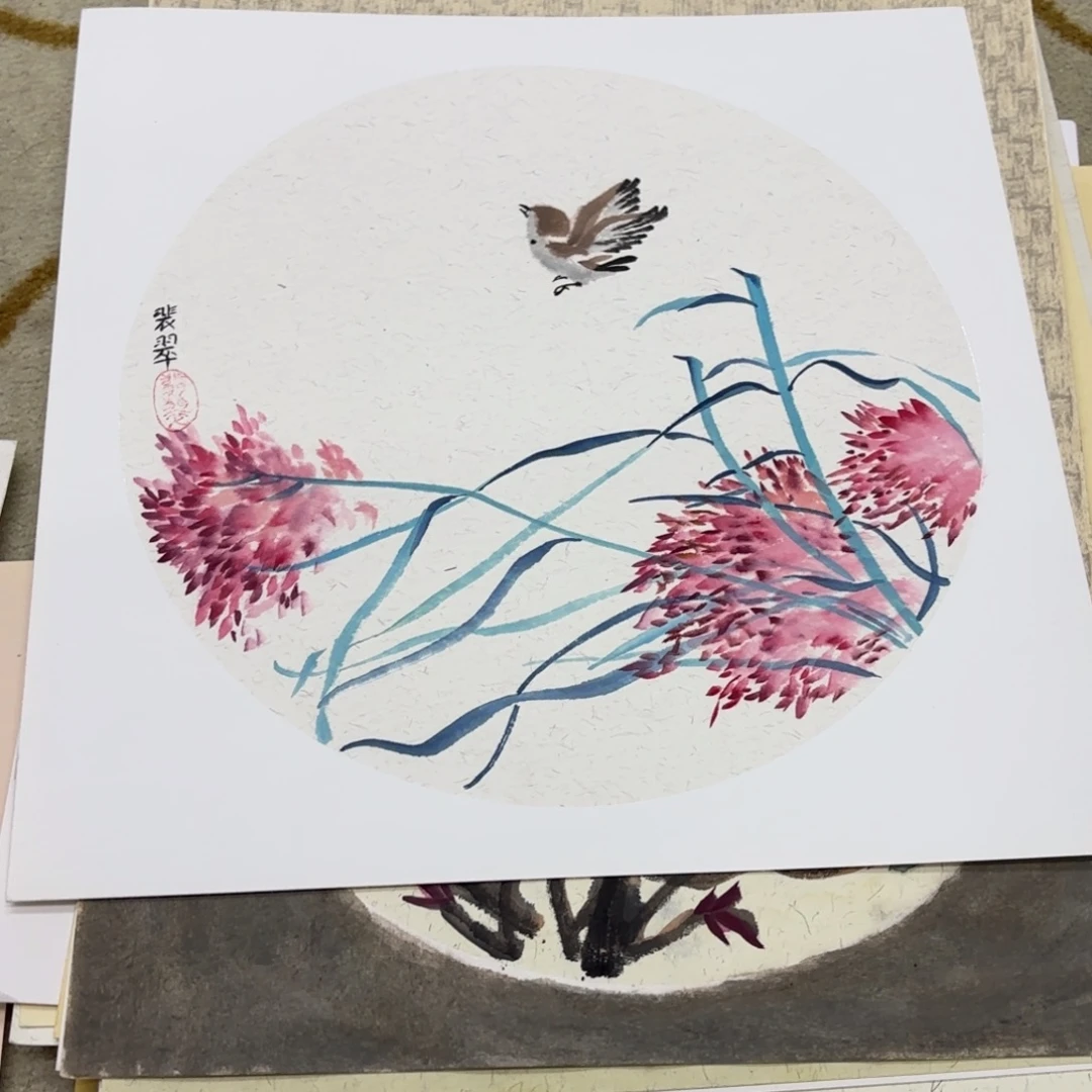 国画38-38卡纸作品艺