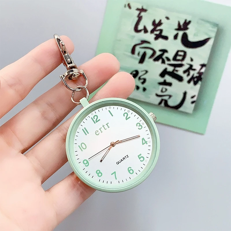 考试手表静音指针公考国考小怀表学生中考高考学霸只看时间小挂表