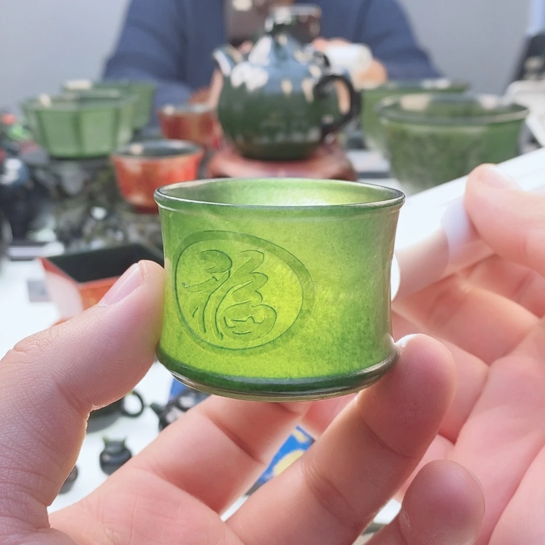 和田玉（青玉）把件未镶嵌