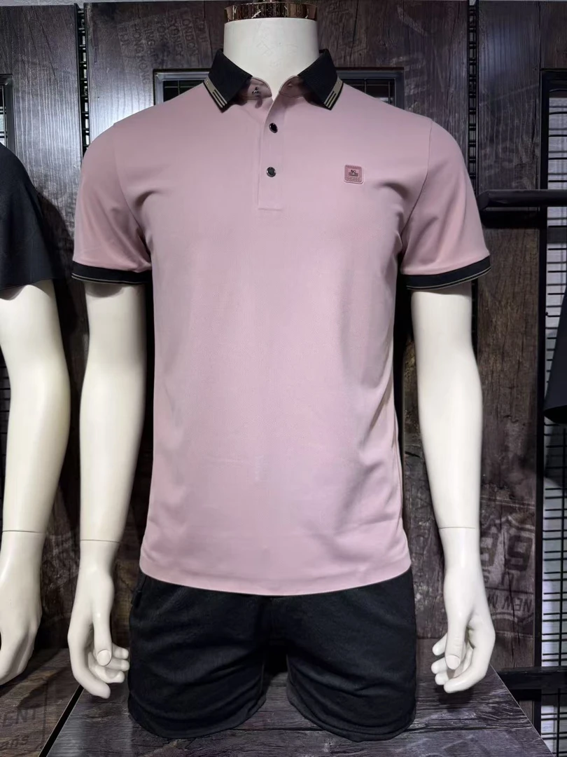 （大饼在北漂）免烫处理标准夏季短袖Polo衫t恤透气时尚无痕