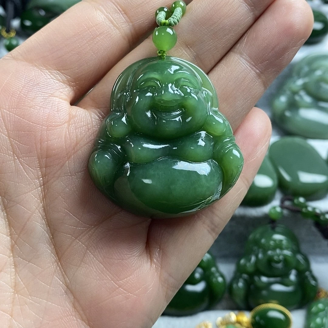 和田玉（碧玉）未镶嵌颈饰