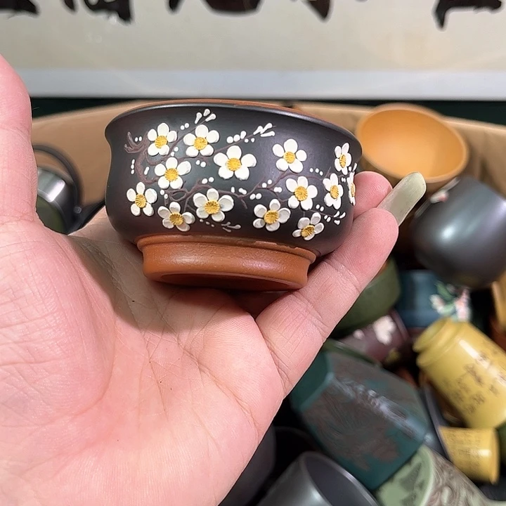 茶杯紫砂全手工紫砂主人杯