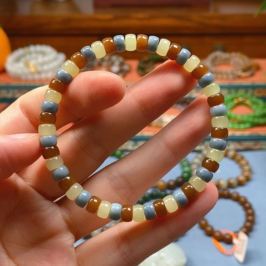 和田玉未镶嵌手串