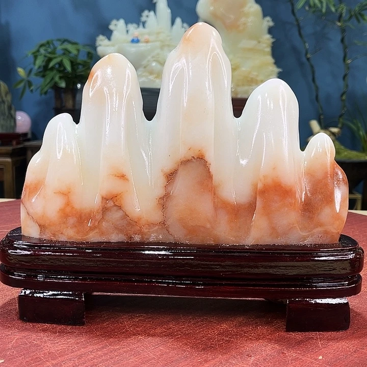 石材天然玉石摆件