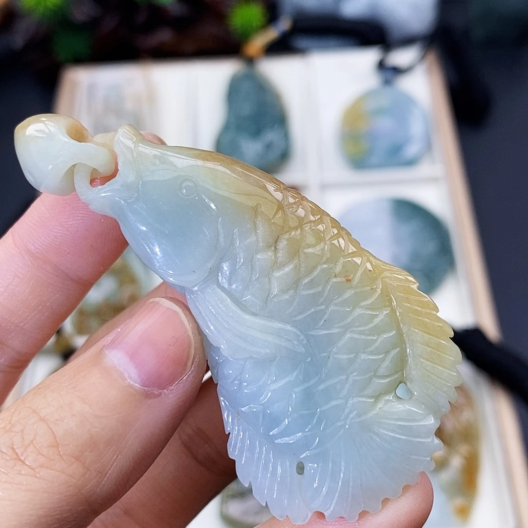 颈饰未镶嵌翡翠缅甸翡翠a货