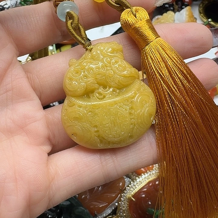 翡翠未镶嵌项链翡翠