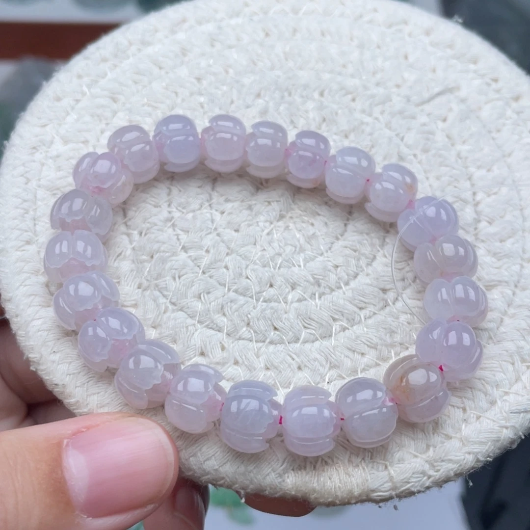 翡翠未镶嵌颈饰天然A货缅甸翡翠10.5mm