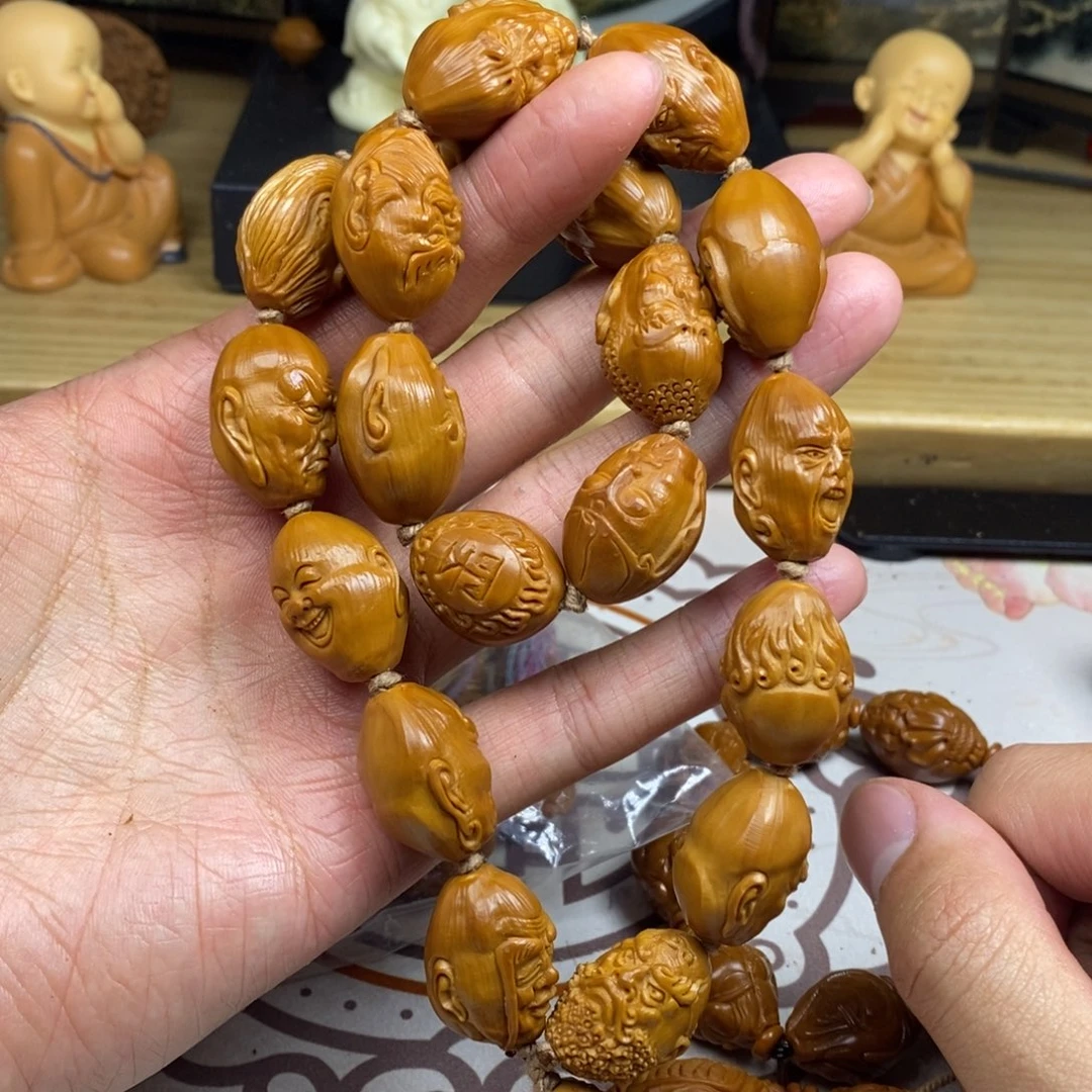 橄榄核手串/手链橄榄核雕工艺手串