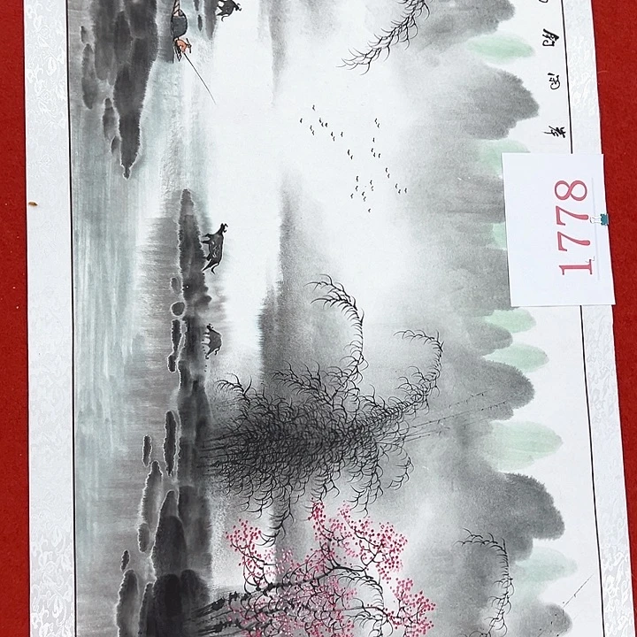 横款国画喜欢看看,欣赏一下……