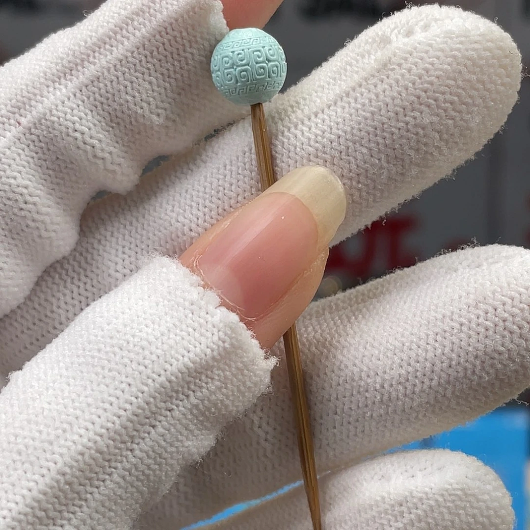 绿松石未镶嵌挂件