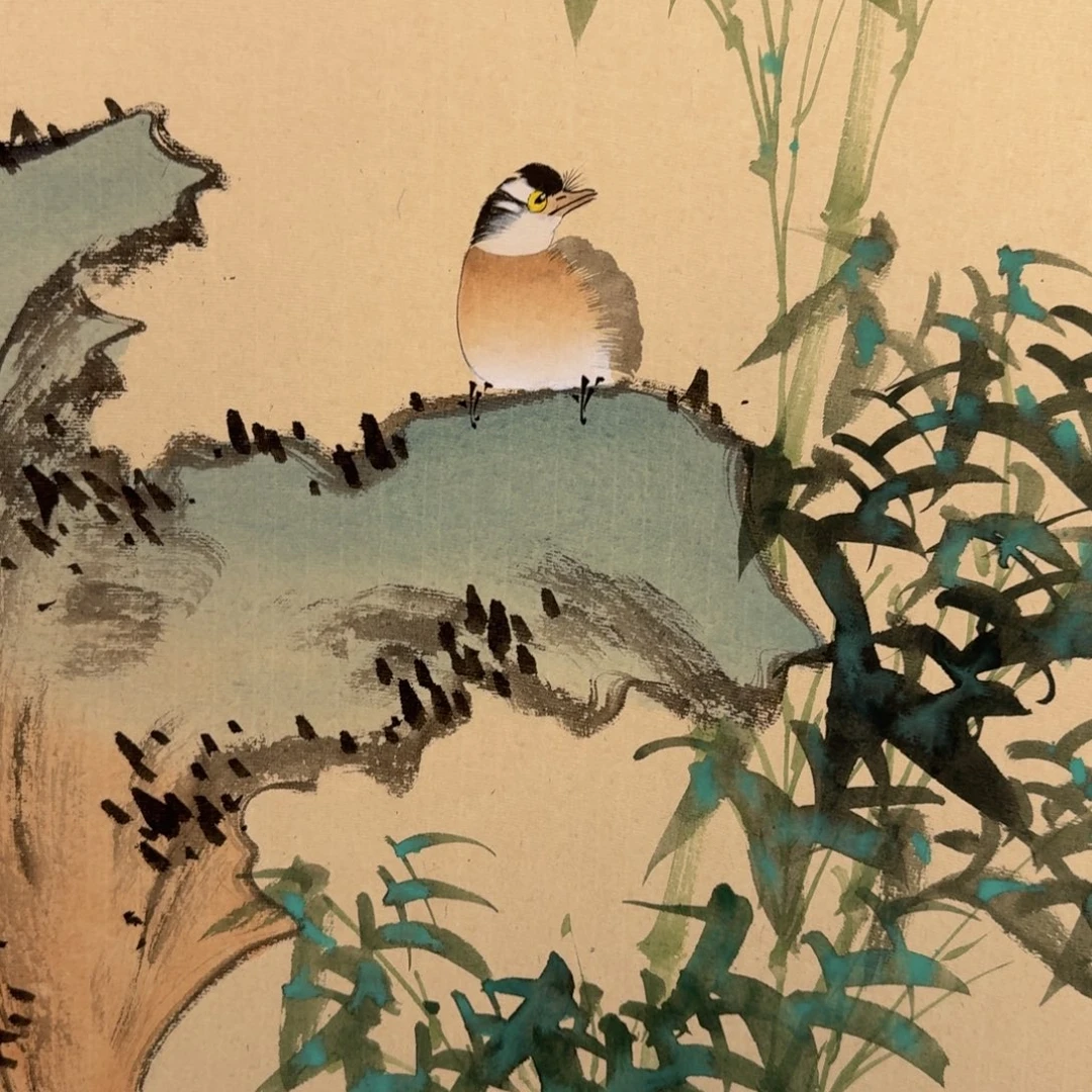 国画纯手绘山水花鸟作品