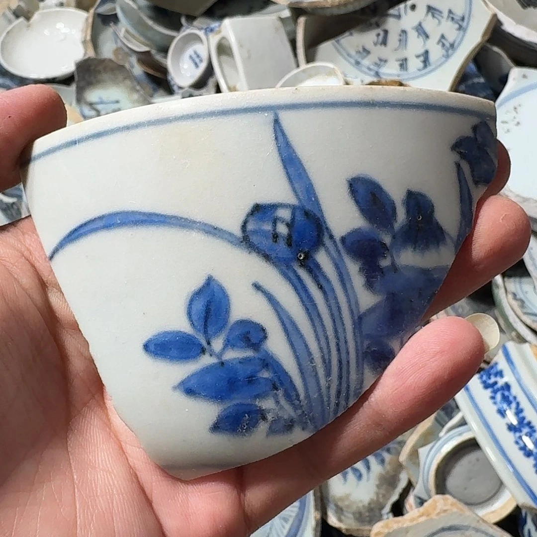 竹***隐瓷片瓷片标本，顺丰包邮