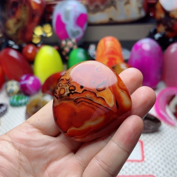 暖***风玛瑙/玉髓未镶嵌珠宝半成品