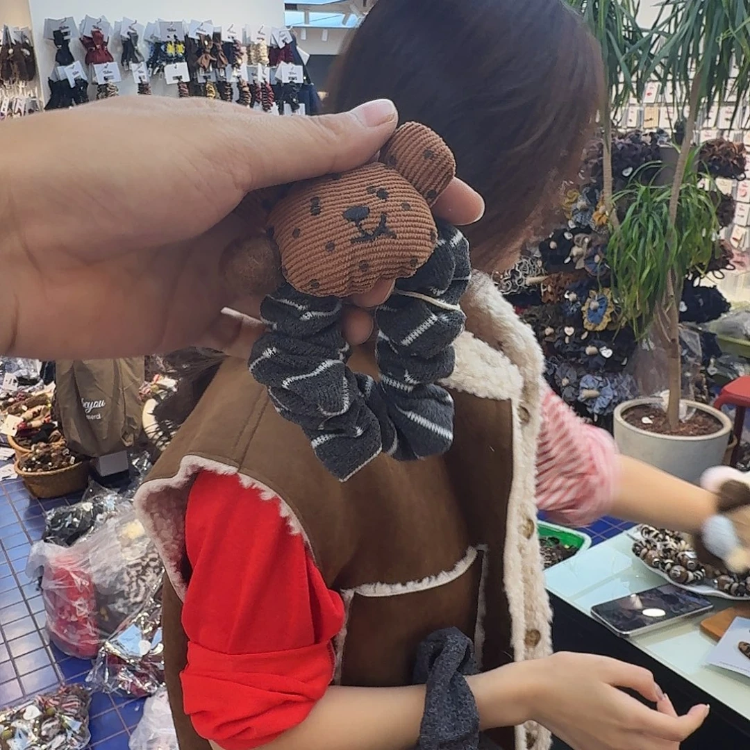 皮质非金属好看的发圈10