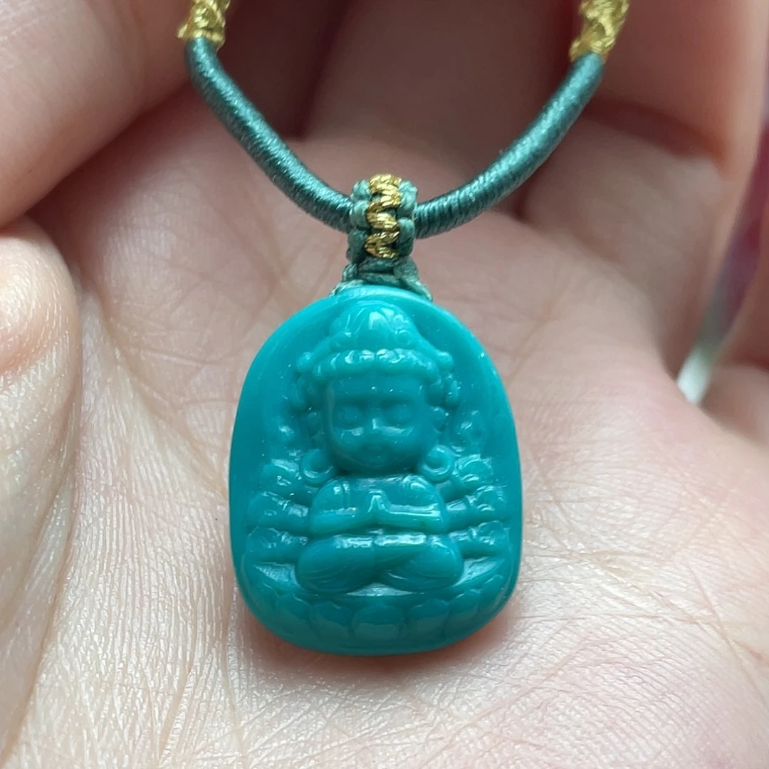 绿松石未镶嵌颈饰