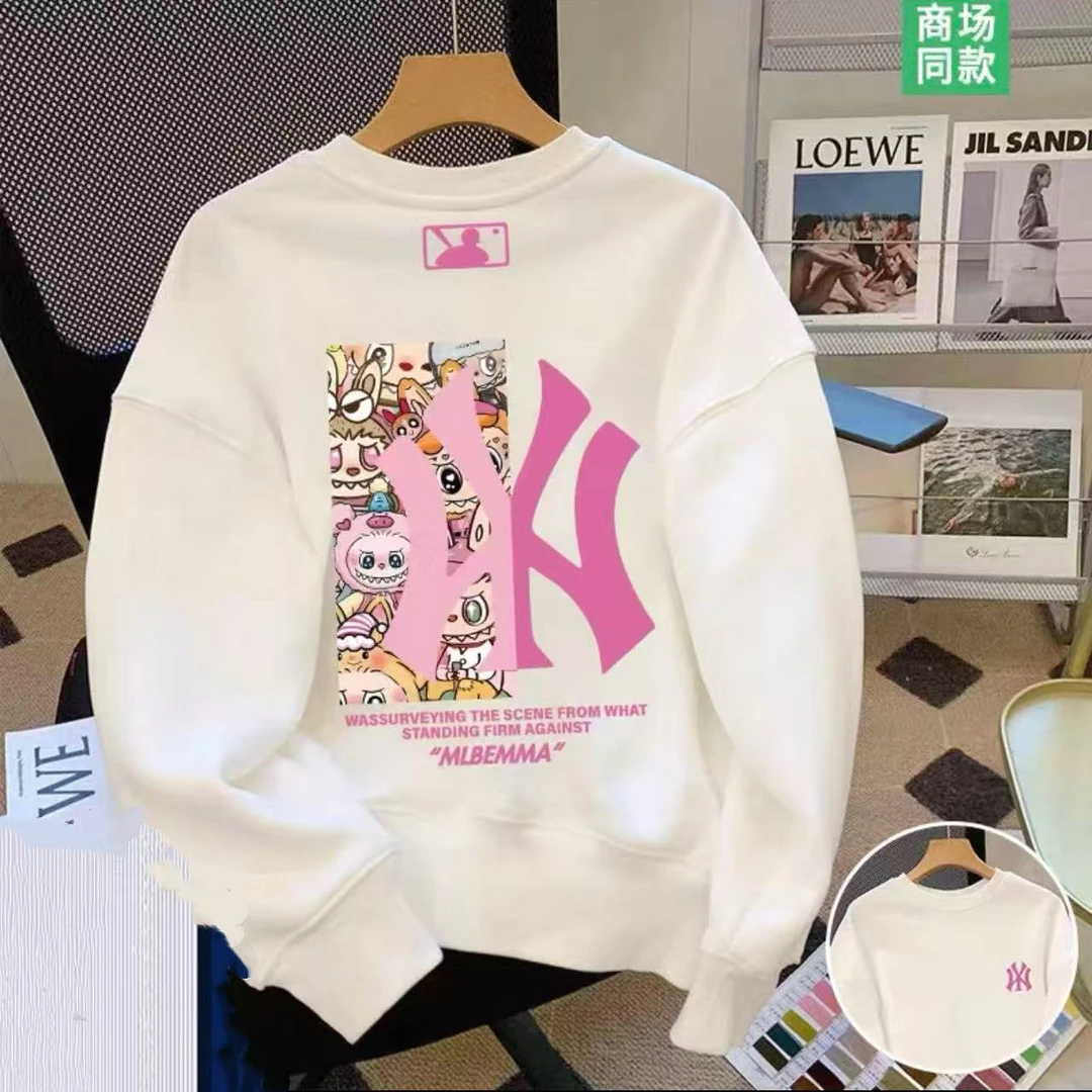 【现货/加绒/不加绒】潮牌拉布布现货2025女童春秋卫衣卡通印花