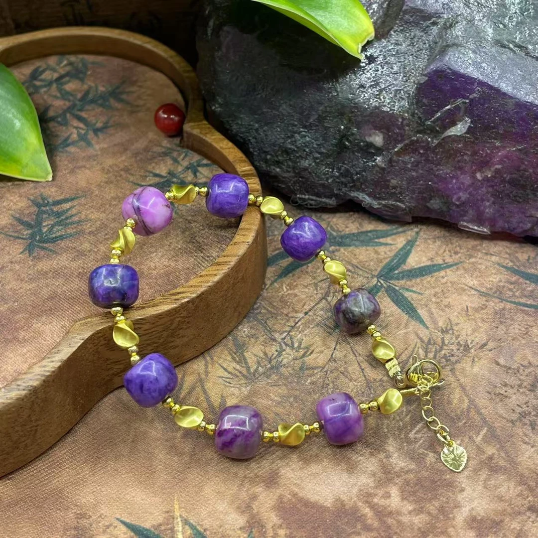含辰砂工艺品【繁花珠宝甄选】含辰砂工艺品手串HX113