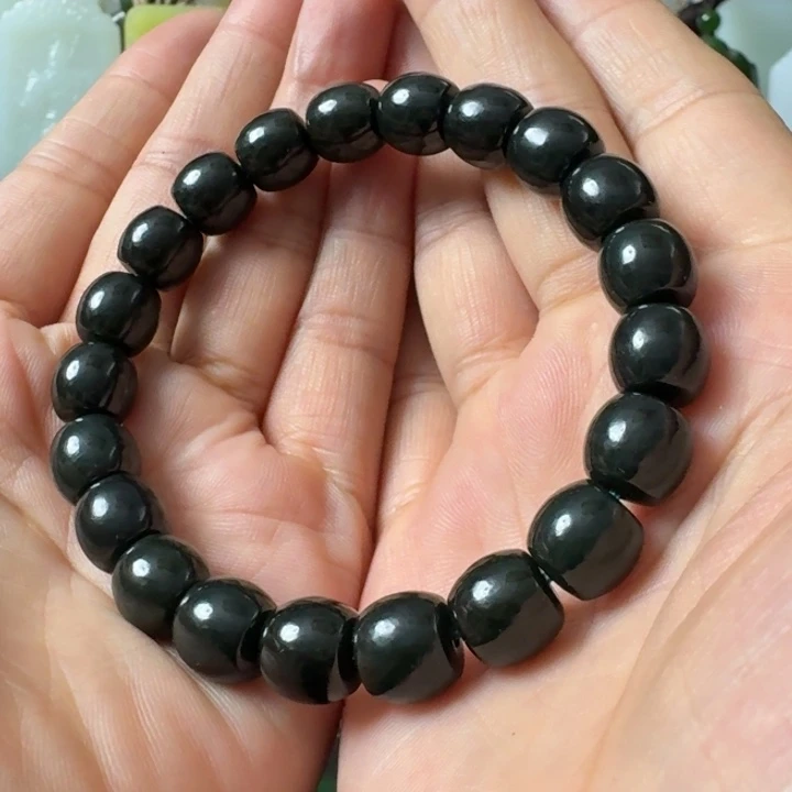 和田玉未镶嵌颈饰塔青10