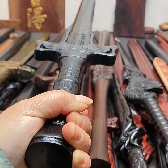 紫光檀木一米渊虹有瑕