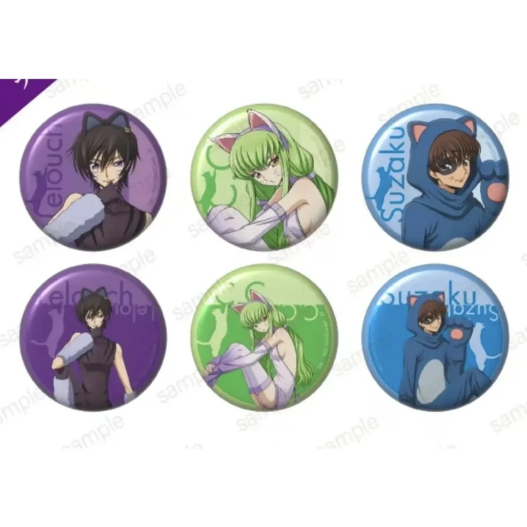 反叛的鲁鲁修 猫耳系列 吧唧徽章（默认代拆）