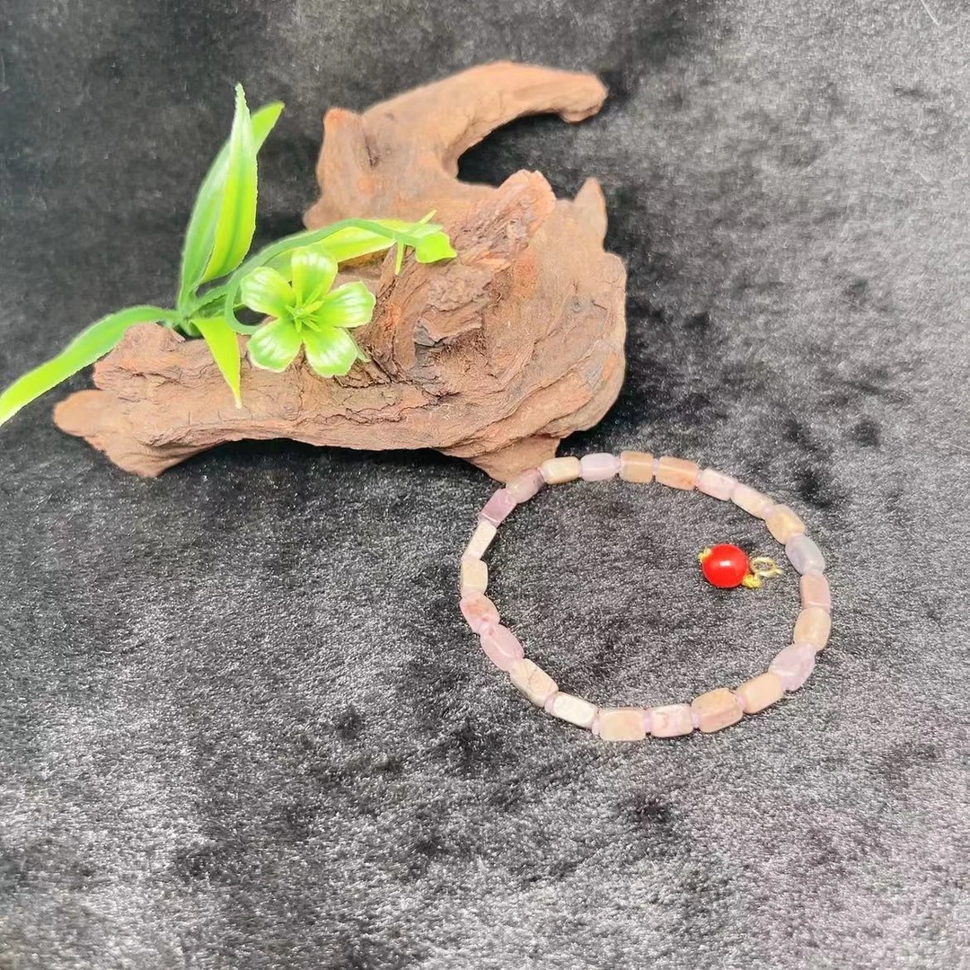 天然辰砂【鑫林珠宝】舒俱 泥地玉化项链时尚多样性发一SJL323