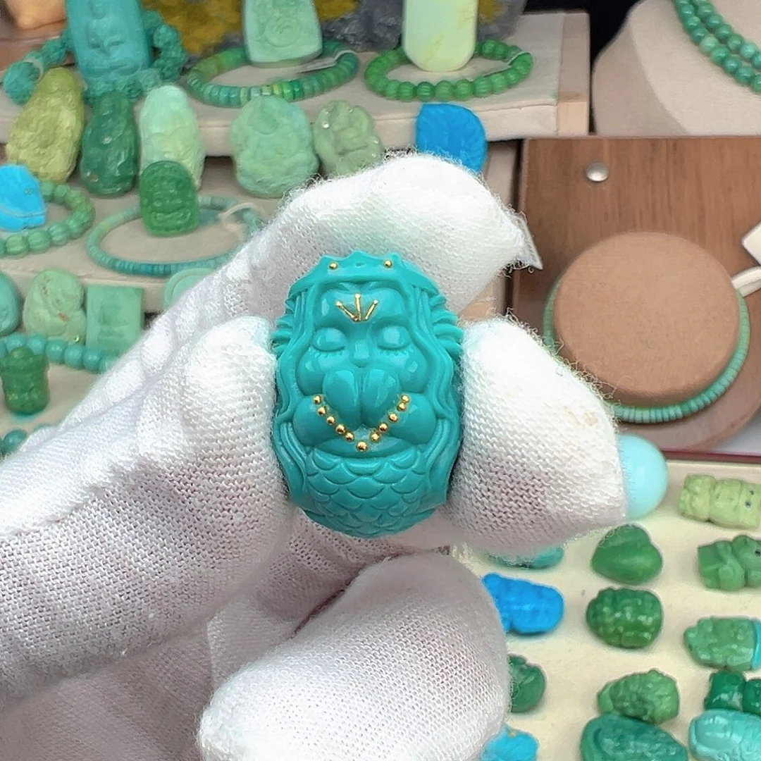 绿松石未镶嵌主播夏