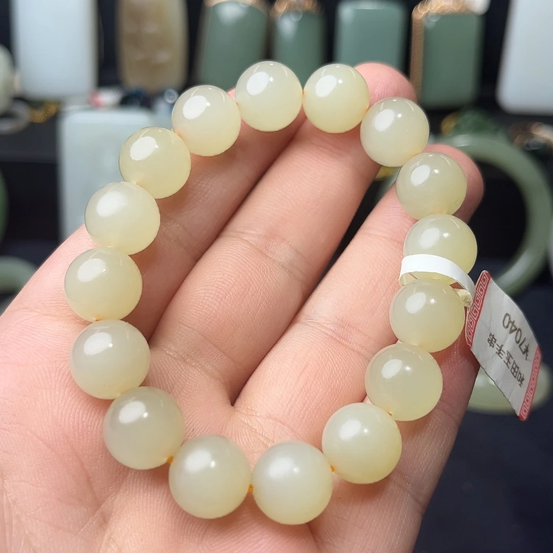 和田玉未镶嵌手链30