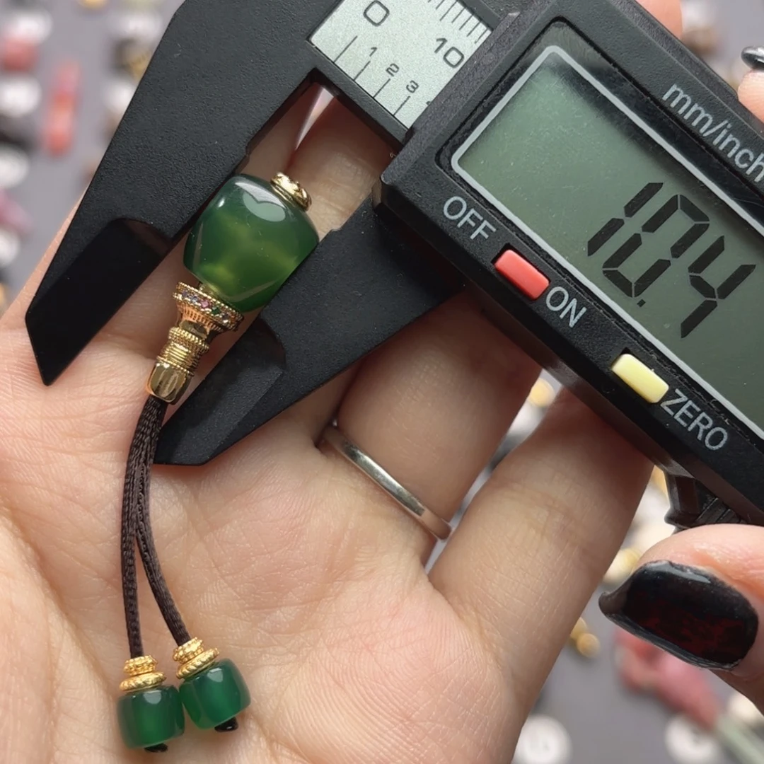 玛瑙/玉髓未镶嵌文玩配饰适配4-7mm的串