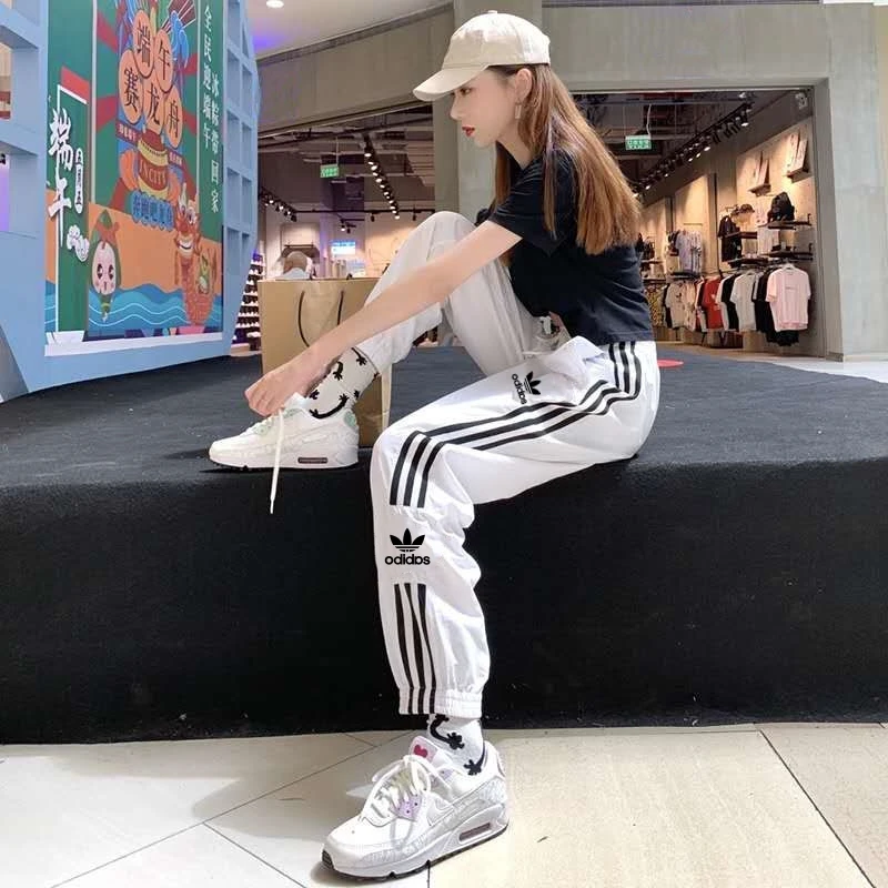 【达人专属】夏季男女薄款运动休闲速干束脚长裤