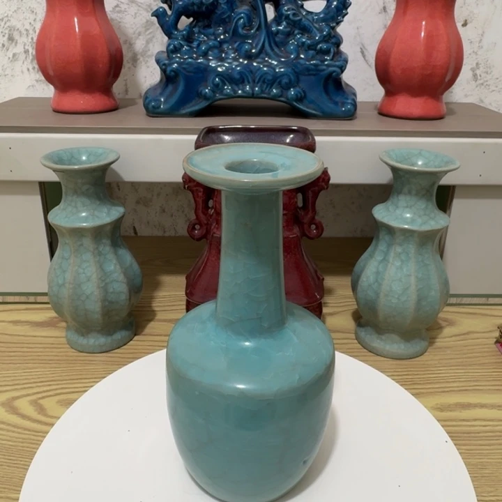 瓷片手工制作陶瓷摆件