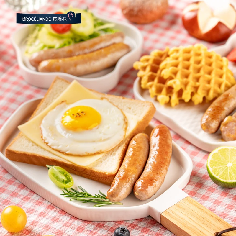 法式儿童香肠空气炸锅烤肠早餐三明治百搭烤肠