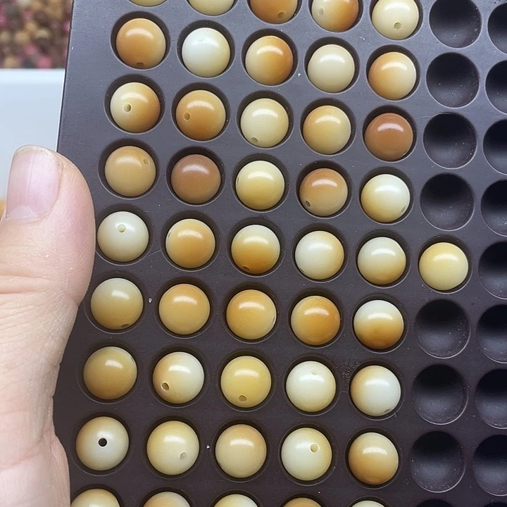 白玉菩提吊坠11炭烤圆50颗