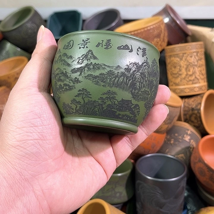 茶杯紫砂全手工紫砂主人杯