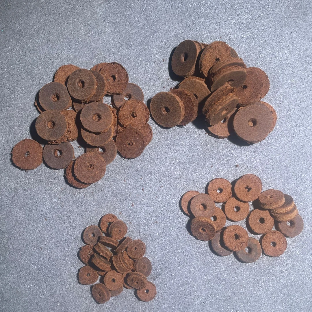 《2厚》牛皮防摩擦防滑牛皮隔片垫片头层皮软隔片软垫配饰