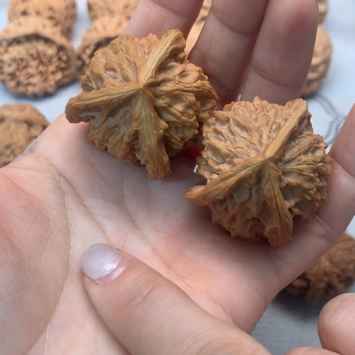 尼***叔把件文玩核桃三棱