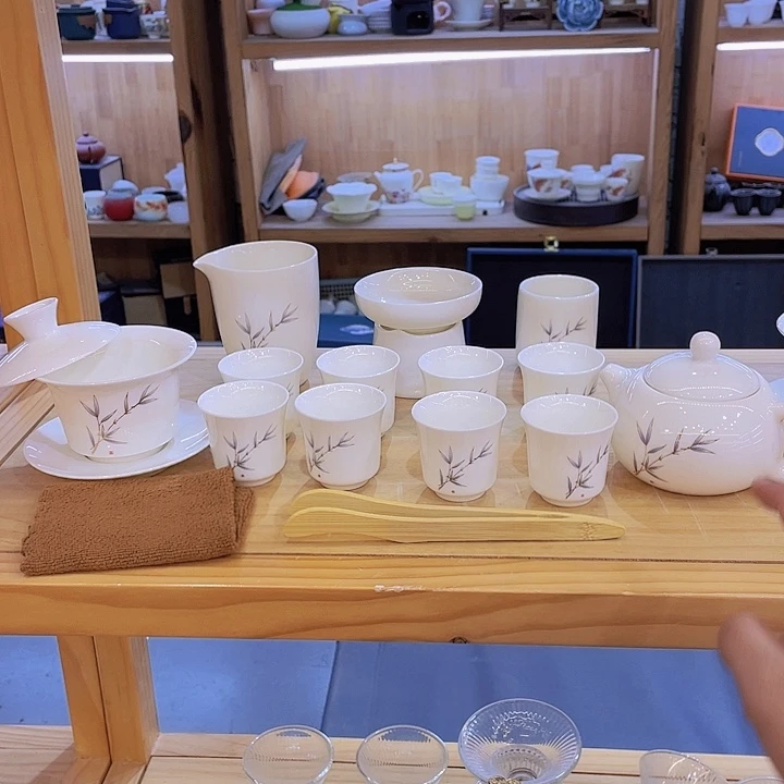 紫竹紫罗兰羊脂玉套装