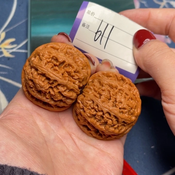 文玩核桃把件粗筋41