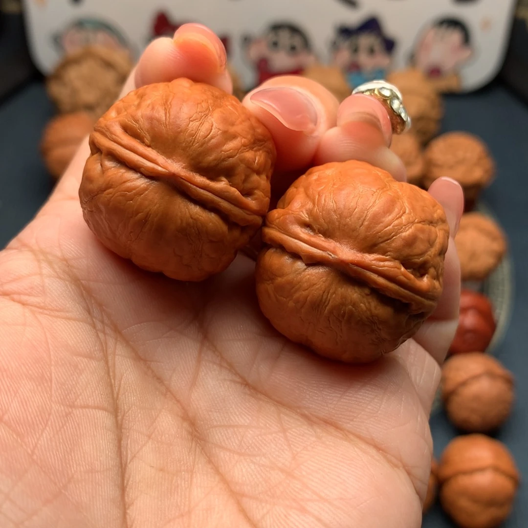 文玩核桃把件水晶蟾