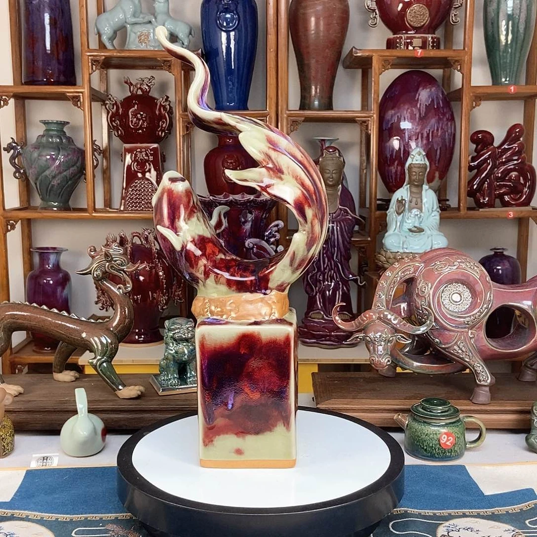 摆件五大名窑钧瓷034