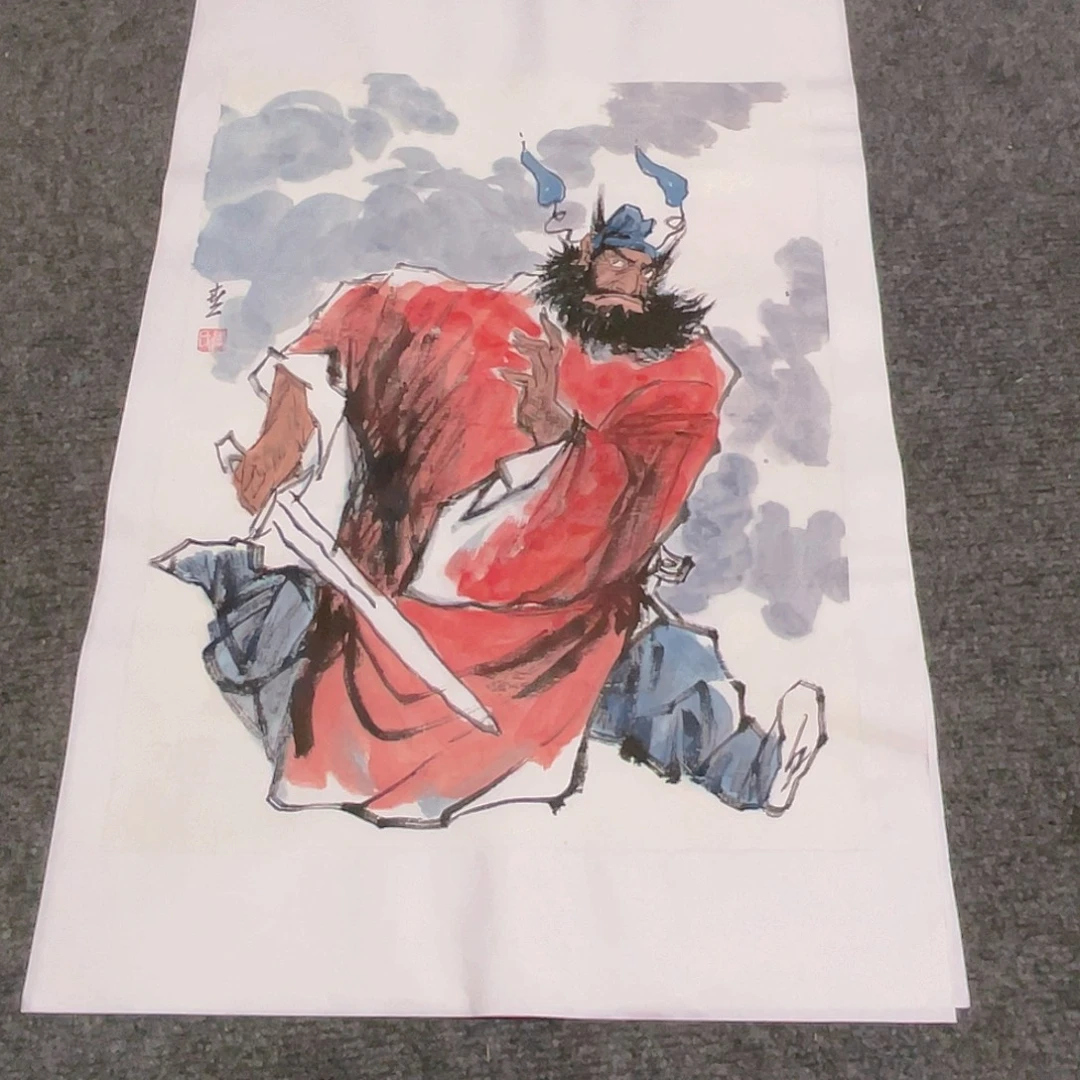 国画1.4平尺纯手绘国画作品